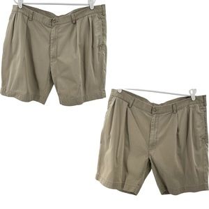 Polo Ralph Lauren pleated khaki shorts bundle of 2 classic fit 9in 42 summer
